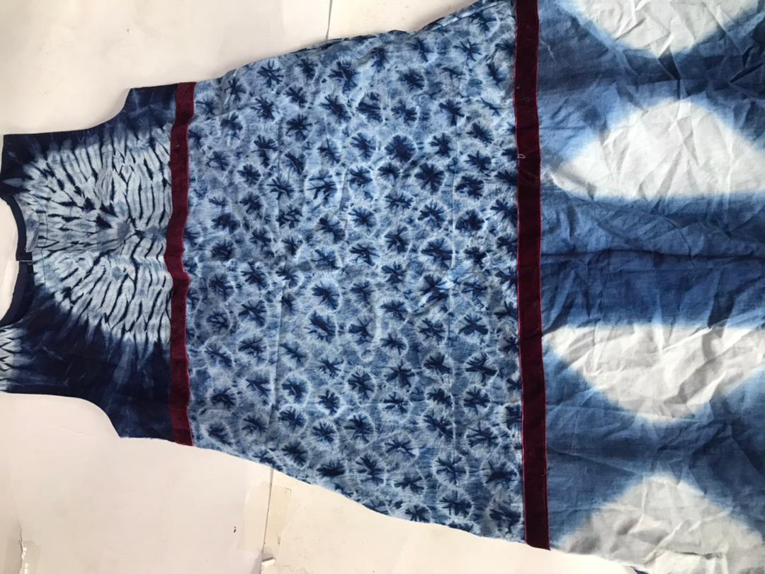 BF 2print Adire dress