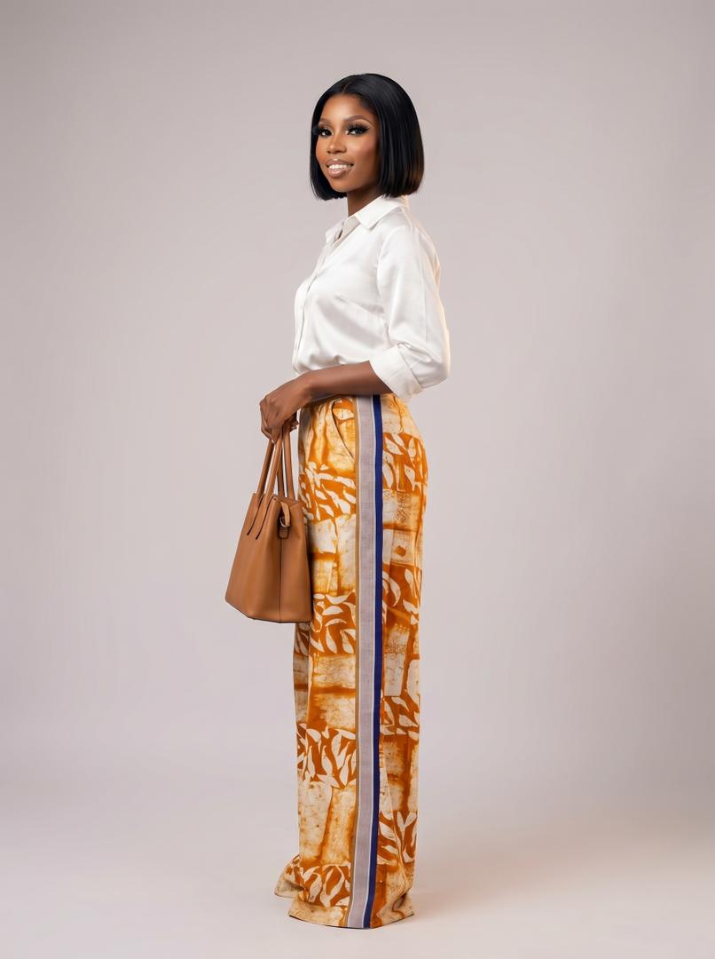 Imole Adire and Aso oke pant