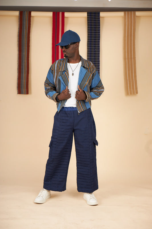 Adeori Cropped Trench Jacket (Male version)
