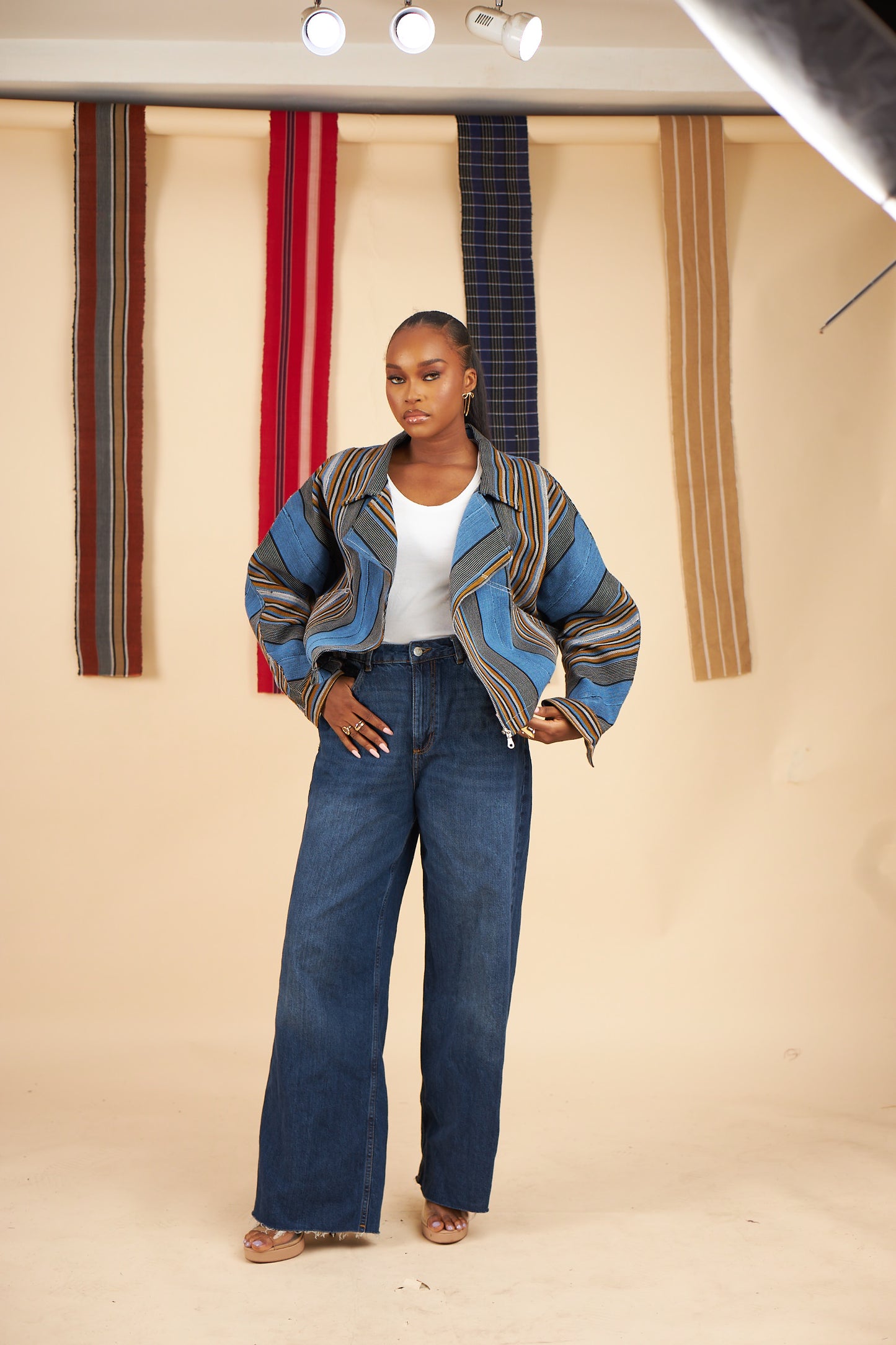 Adeori Cropped Trench Jacket