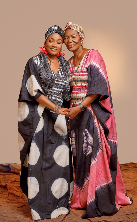 Joyce Adire & Aso oke  Boubou