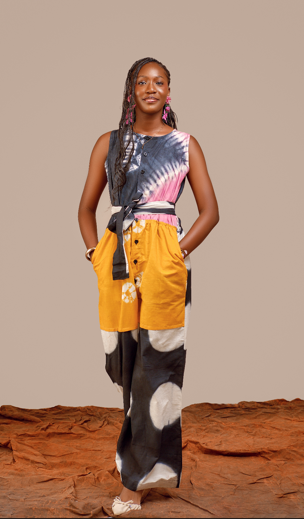 Nkiru Adire Jumpsuit