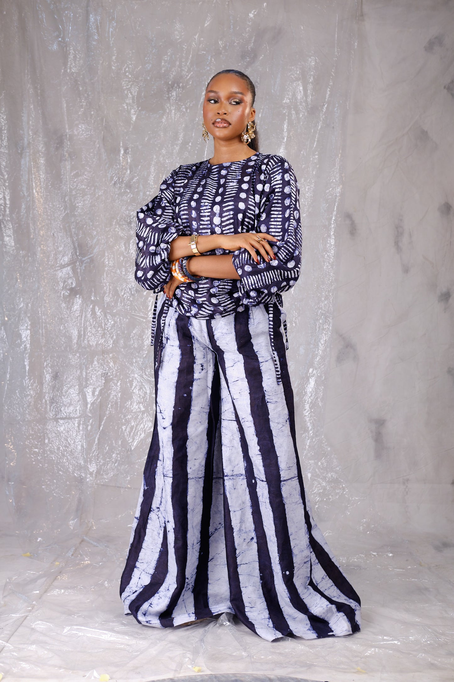 Imose Adire Pants set