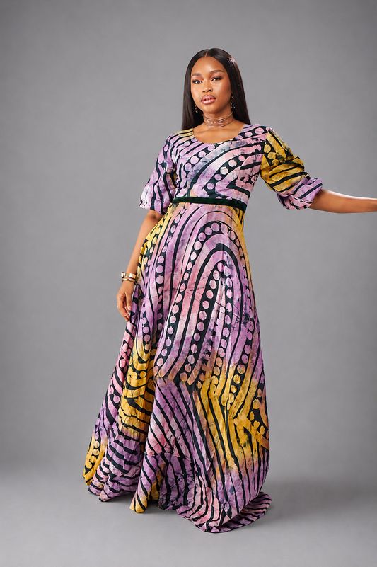 Ofure Maxi Dlared Dress