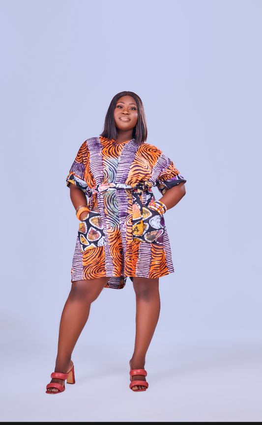 Tari Adire Playsuit