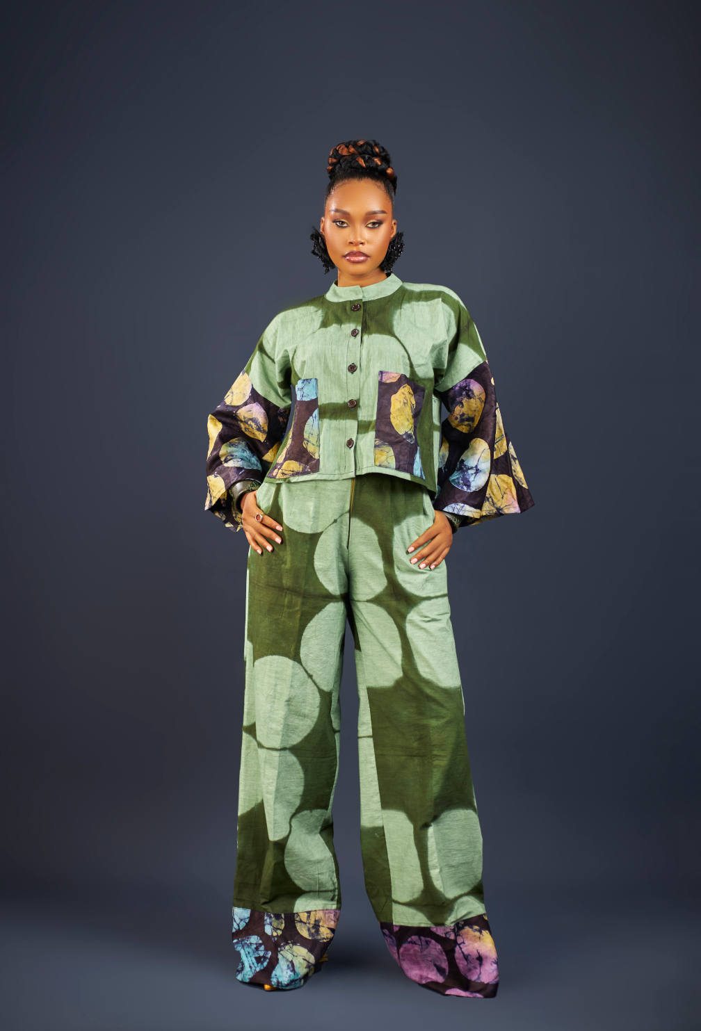 Isabel Adire pants set