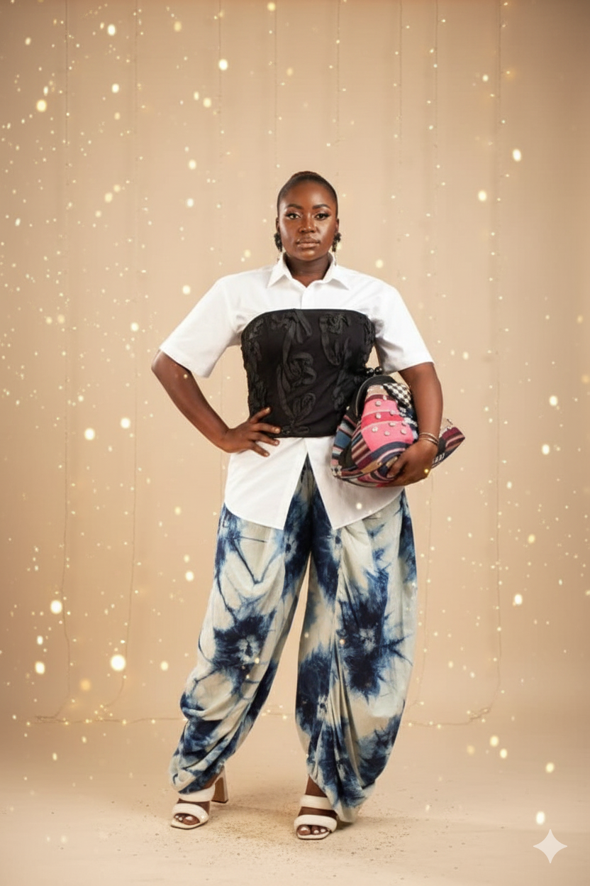 Eunice  Adire  Pants