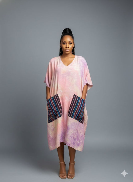 BF3 Batik Agbada with aso oke