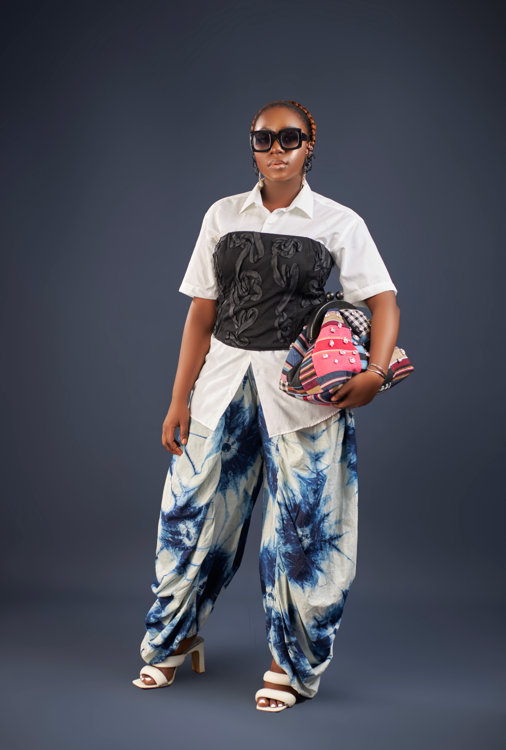 Eunice  Adire  Pants