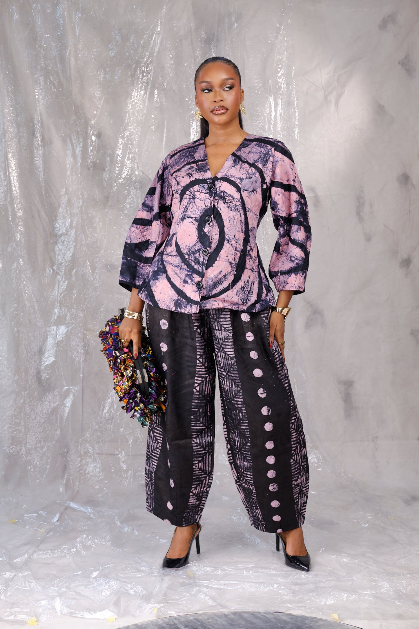 Safiya Adire Pants set