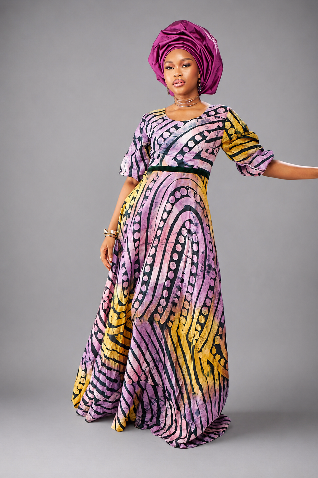 Ofure Maxi Dlared Dress