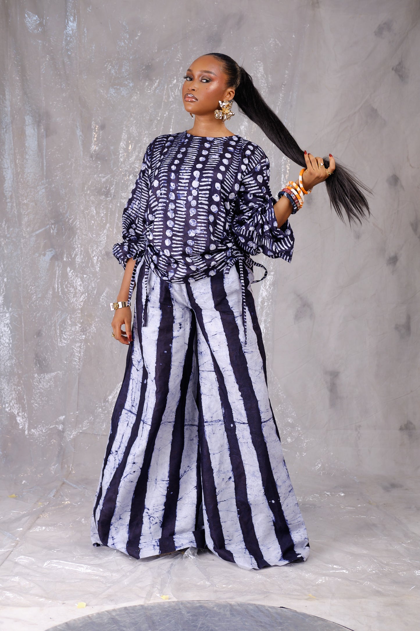 Imose Adire Pants set