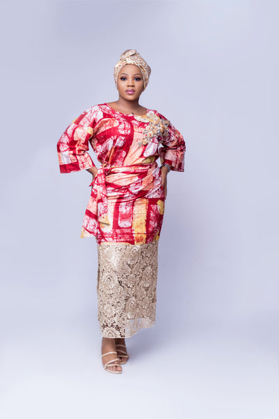 Odelia Reloaded Iro and embellished blouse