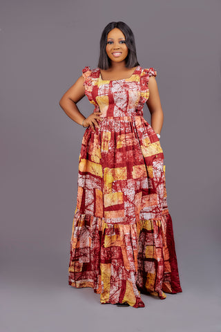 Thelma Adire  Dress