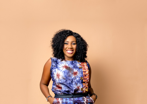 Ayisola Adire Button Top